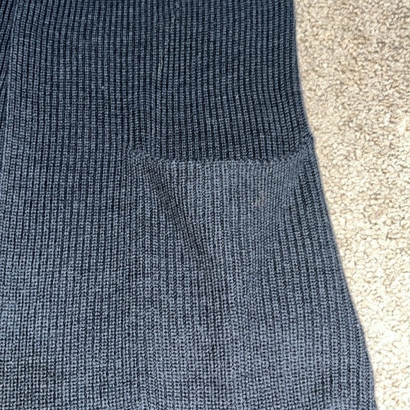 Wilfred Aritzia Dunkirk Merino Wool Long Sweater Vest Duster Ashen Grey Small - Picture 5 of 10